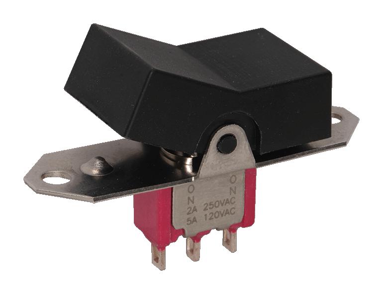 C&K COMPONENTS 7205J61ZQE22 ROCKER SWITCH, DPDT, 5A, 120VAC, PANEL