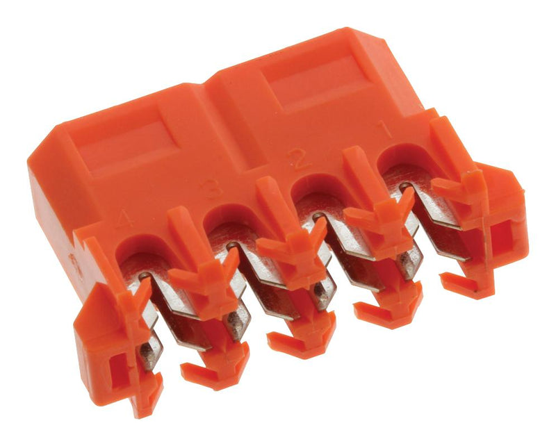 AMP - TE CONNECTIVITY 770156-3 Rectangular Connector, Commercial MATE-N-LOK, 4 Contacts, Plug, 5.08 mm, IDC / IDT, 1 Row