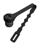 AMPHENOL CONEC 42-11773 Dust Cap / Cover, with Loop, Black, Protective Cap, CONEC M8 Socket Connectors