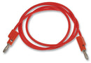 POMONA B-36-3 Test Lead, 4mm Banana Plug to 4mm Banana Plug, Orange, 60 V, 15 A, 914.4 mm