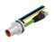 AMPHENOL CONEC 57-22010 Circular Cable Assembly, 5P+4S, Circular Receptacle to RJ45 Plug, 9 Ways, 3.3 ft, 1 m