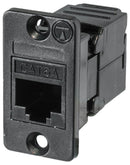 TUK SGKCTBPM Modular Connector, Black, RJ45 Jack, 1 x 1 (Port), 8P8C, Cat6, Cat6a, Panel Mount GTIN UPC EAN: 5055386511461