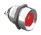 ARCOLECTRIC / BULGIN LIMITED MP0012/1 Pushbutton Switch, MP0012 Series, 19.2 mm, SPST, Push to Make, Round, Black