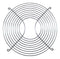 ORION FANS G254-10 Fan Finger Guard, Steel - Wire Form