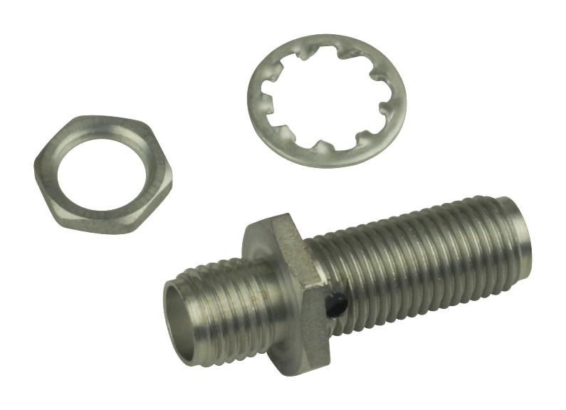 MOLEX 73251-0100 RF / Coaxial Connector, SMA Coaxial, Straight Bulkhead Jack, Crimp, 50 ohm, RG58, RG141, RG303