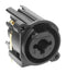 AMPHENOL AUDIO ACJC10AHLBULK XLR Connector, Dual, Stereo, 4 Contacts, Jack, Panel Mount, Through Hole Mount Right Angle