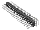 SAMTEC TSW-103-08-G-D-RA Pin Header, Right Angle, Board-to-Board, 2.54 mm, 2 Rows, 6 Contacts, Through Hole Right Angle, TSW