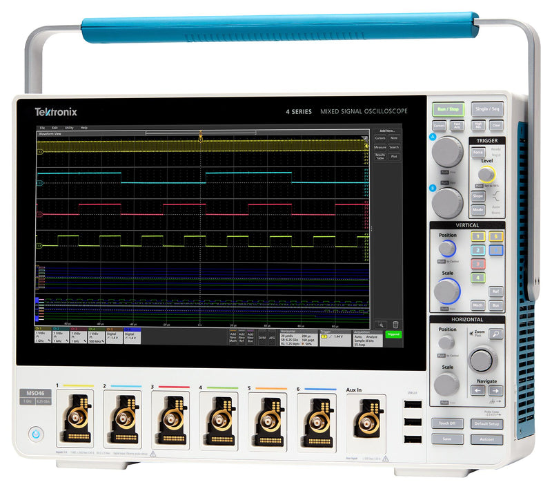 TEKTRONIX MSO44 4-BW-350 (WITH) FREE BW UPGRADE MSO / MDO Oscilloscope, 4 Series MSO, 4 Analogue, 32 Digital, 350 MHz, 6.25 GSPS, 31.25 Mpts