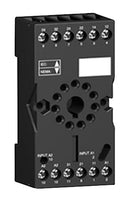 SCHNEIDER ELECTRIC RUZC3M Relay Socket, DIN Rail, Panel, Screw, 11 Pins, 10 A, 250 VAC