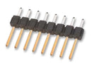 TE CONNECTIVITY - AMP 826646-6 Pin Header, Vertical, Board-to-Board, 2.54 mm, 1 Rows, 6 Contacts, Through Hole Straight