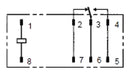 ARATAS G2RL-14-E-CF DC24 General Purpose Relay, G2RL Series, Power, Non Latching, SPDT, 24 VDC, 16 A