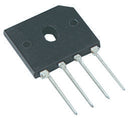 TAIWAN SEMICONDUCTOR GBU604 Bridge Rectifier, Glass Passivated, Single Phase, 400 V, 6 A, SIP, 4 Pins, 1 V