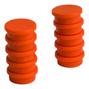 ECLIPSE MAGNETICS RM765/O Marker Magnet, Ferrite, 20 mm Diameter x 7mm Height, Orange