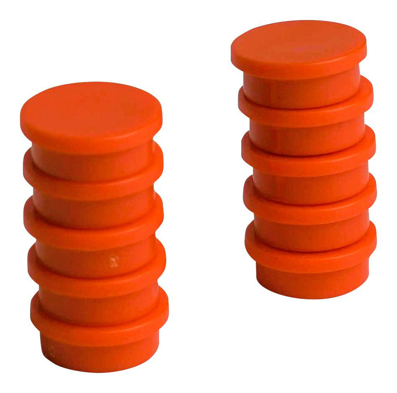 ECLIPSE MAGNETICS RM765/O Marker Magnet, Ferrite, 20 mm Diameter x 7mm Height, Orange