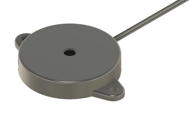 PUI AUDIO AT-2441-T-HT-LW95 Transducer, 90 dBA, 4.1 kHz, Flanged, 0.025 &micro;F