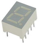 KINGBRIGHT SA39-11SURKWA 7 Segment LED Display, Mechanically Rugged, Red, 20 mA, 1.95 V, 46 mcd, 1, 9.9 mm
