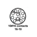 CINCH CONNECTIVITY SOLUTIONS BACC63BP16C10S6H Circular Connector, BACC Series, MIL-DTL-26500 Series, Straight Plug, 10 Contacts