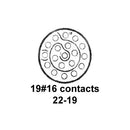 CINCH CONNECTIVITY SOLUTIONS BACC63BV22F19P6 Circular Connector, BACC Series, MIL-DTL-26500 Series, Wall Mount Receptacle, 19 Contacts