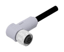 AMPHENOL CONEC 43-12429 Sensor Cable, A Coded, 90&deg; M12 Receptacle, Free End, 5 Positions, 5 m, 9.8 ft