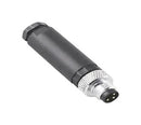 TURCK BS 5143-0 Sensor Connector, M8, Male, 4 Positions, Screw Pin, Straight Cable Mount