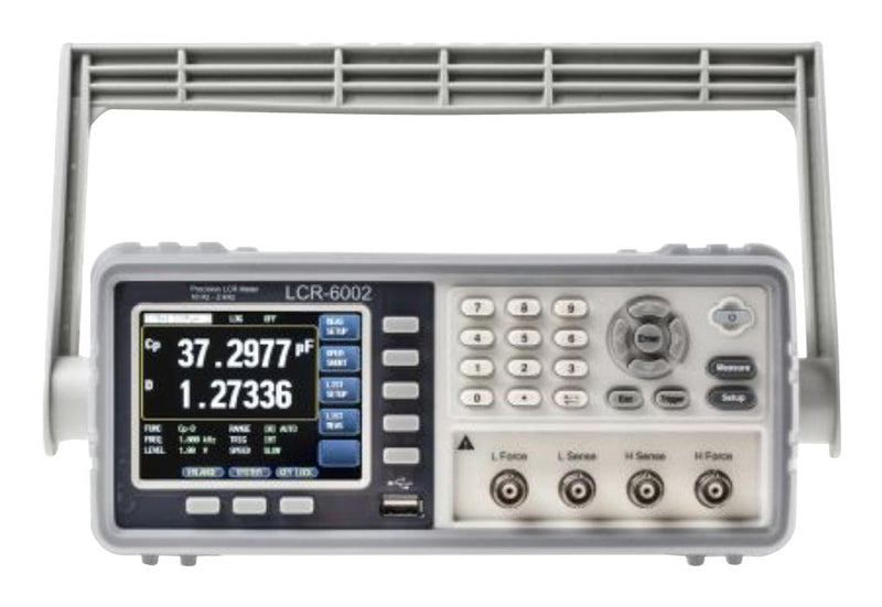 GW INSTEK LCR-6100 (CE).. LCR Meter, Bench, 100 kHz, 9.99999 kH, 10 F, 99.9999 Mohm, LCR-6000 Series