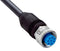 SICK YF2A28-150UA6XLEAX Sensor Cable, A Coded, Black, M12 Receptacle, Free End, 8 Positions, 15 m, 49.2 ft