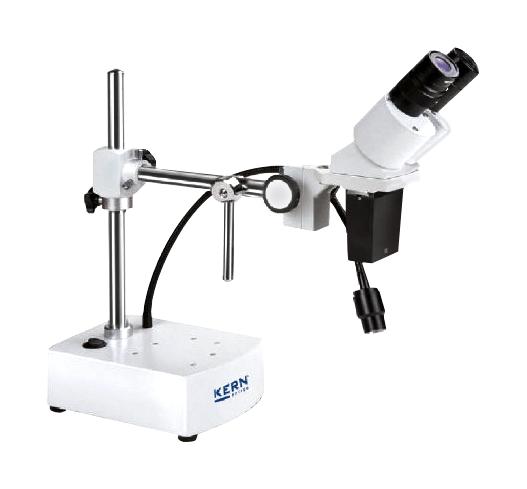 KERN OSE 409 Inspection Microscope, 1x Magnification, 3W LED, 75 mm Working Distance, OSE-4 Series