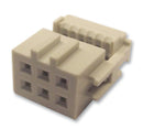AMPHENOL COMMUNICATIONS SOLUTIONS 71600-104LF IDC Connector, IDC Receptacle, Female, 2.54 mm, 2 Row, 4 Contacts, Cable Mount
