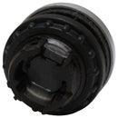 EATON MOELLER M22-DR-S Pushbutton, RMQ-Titan M22 Series, Flush, Black, Maintained, Silver Bezel