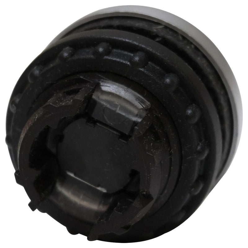 EATON MOELLER M22-DR-S Pushbutton, RMQ-Titan M22 Series, Flush, Black, Maintained, Silver Bezel