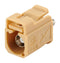 TAOGLAS FK2FIG RF / Coaxial Connector, Code I, Beige, SMB Fakra Coaxial, Straight Jack, Crimp, 50 ohm
