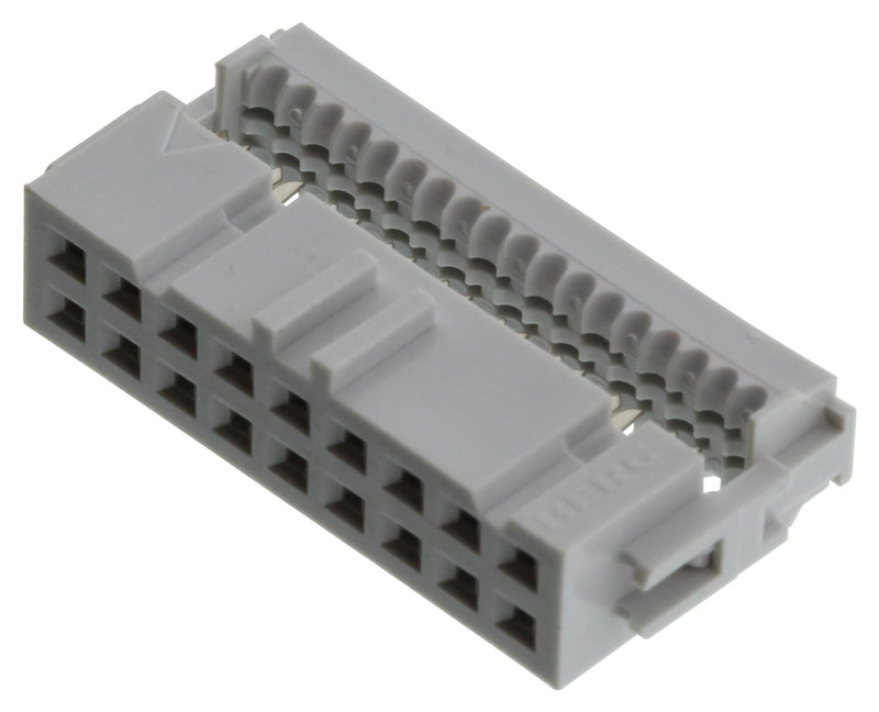 AMPHENOL COMMUNICATIONS SOLUTIONS 71600-118LF IDC Connector, IDC Receptacle, Female, 2.54 mm, 2 Row, 18 Contacts, Cable Mount
