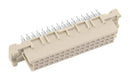 HARTING 09232486850 DIN 41612 Connector, Type 2C Series, 48 Contacts, Receptacle, 2.54 mm, 3 Row, a + b + c