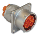 ITT CANNON THV0U14-0400P1L-02 Circular Shell, Trident High Voltage Series, Wall Mount Receptacle