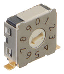 NKK SWITCHES FD02FC10H ROTARY CODED SWITCH, 10POS, 20V, R/A SMD