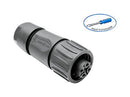 AMPHENOL SINE/TUCHEL C016 20D003 200 12 CIRCULAR CONNECTOR RECEPTACLE 3 POSITION CABLE