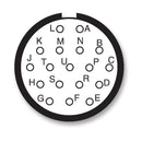 AMPHENOL LTD D38999/26WD18PA Circular Connector, MIL-DTL-38999 Series III, DS38999/26 Series, Straight Plug, 18 Contacts