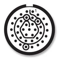 AMPHENOL LTD D38999/20WD35SA Circular Connector, MIL-DTL-38999 Series III, Wall Mount Receptacle, 37 Contacts, Crimp Socket