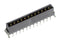 HARTING 15520122701000 Pin Header, Board-to-Board, 2.54 mm, 1 Rows, 12 Contacts, Through Hole Straight, har-flex Series