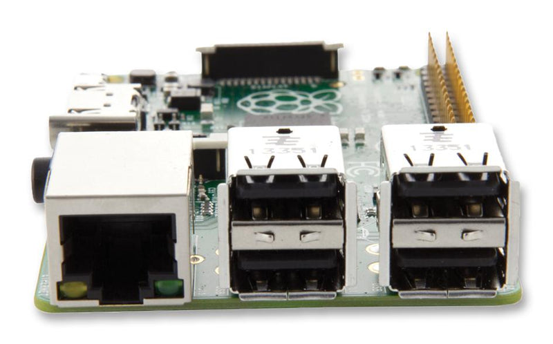 RASPBERRY-PI RASPBERRY-MODB+-512M SBC, Raspberry Pi B+, BCM2835, ARM1176JZF-S, 512MB RAM, MicroSD, Ethernet, HDMI, 4xUSB 2.0 ports