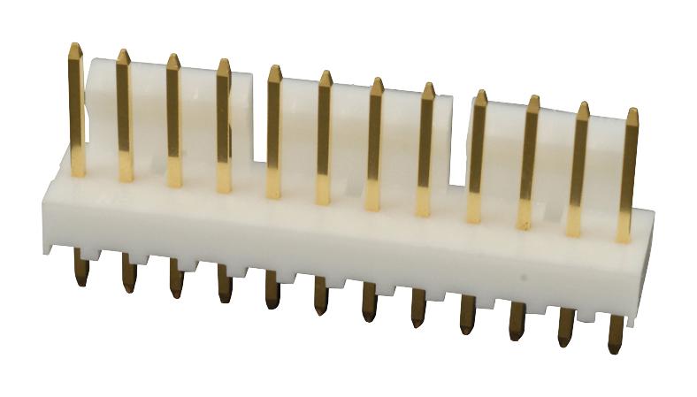 MOLEX 22-11-2122 Pin Header, Signal, Wire-to-Board, 2.54 mm, 1 Rows, 12 Contacts, Through Hole Straight