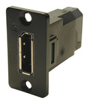 MULTICOMP PRO MP-CP30633MB DVI to HDMI Audio / Video Adapter, Black Metal Frame, DisplayPort Receptacle