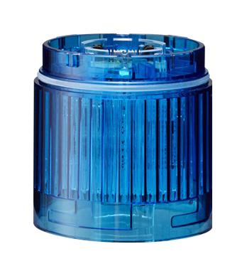 PATLITE LR5-E-B LED Unit, Blue, 24VDC, IP65, NEMA 4X, NEMA 13, 50mm H, 50mm Lens, LR Series