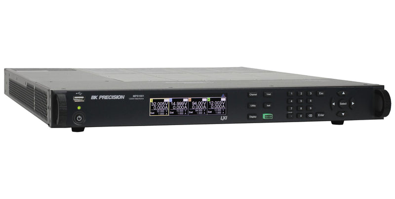 B&K PRECISION MPS1001 Modular Power Supply, 1U, 4 Outputs, 1.2 kW, Programmable
