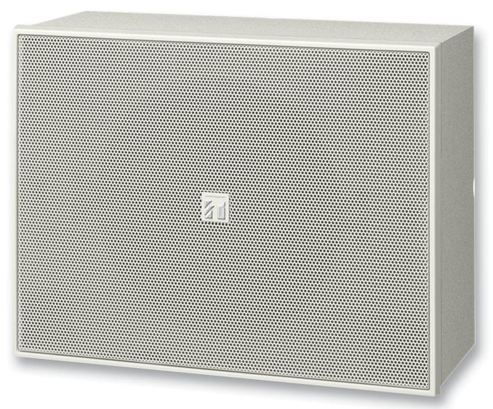 TOA ELECTRONICS BS-678 Wall Mount Speaker, Double Cone, White, 6W, 100V