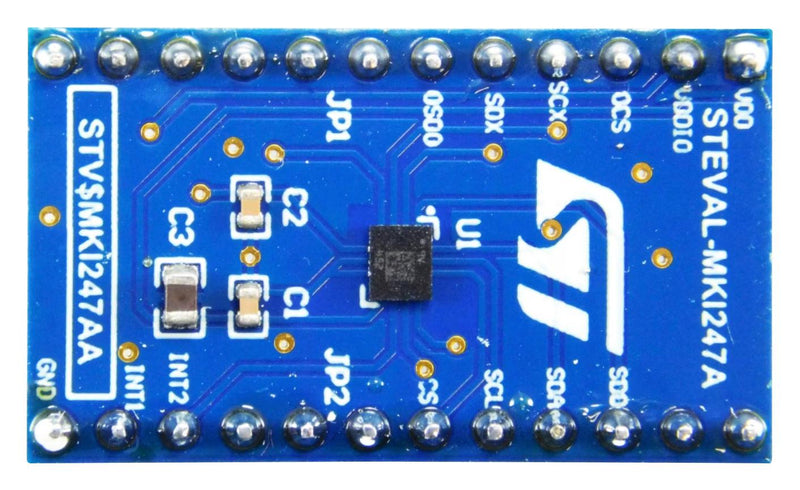 STMICROELECTRONICS STEVAL-MKI247A Adapter Board, STEVAL-MKI109D Evaluation Platform, LSM6DSV80X 6-Axis IMU
