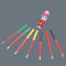 WERA K K VDE 3062 IS PH 2 X 157 MM TIE SB Interchange Screwdriver, VDE, Phillips, Stainless Steel, PH 2 x 157 mm
