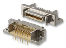 3M N10226-5212PC D Sub Connector, Right Angle, Mini D (Ribbon Connector), Receptacle, 102, 26 Contacts, Solder