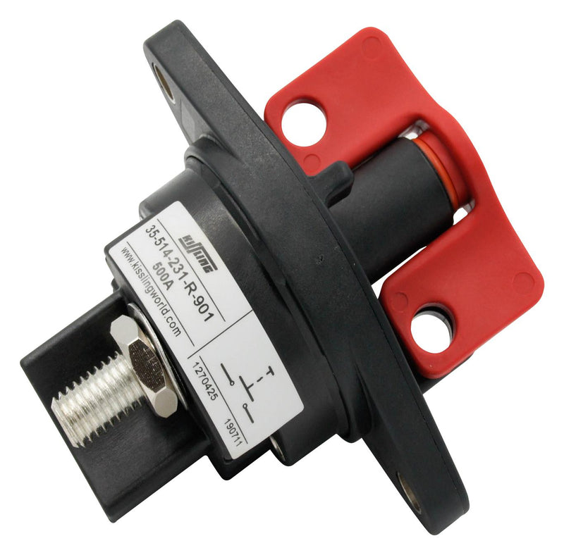 KISSLING - TE CONNECTIVITY 35-514-231-R-901 BATTERY DISCONNECTOR SW, 500A/32VDC, M12