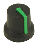 MULTICOMP PRO MC170847CR Knob, Splined Shaft, 6 mm, Rubber, Round with Indicator Line, 16.2 mm, MC170CR Range